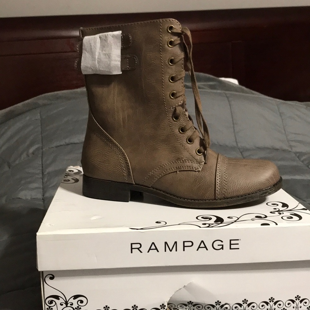 Rampage gray/brown ankle boot.